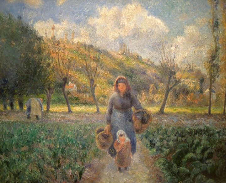 채소밭에서 - In the Vegetable Garden