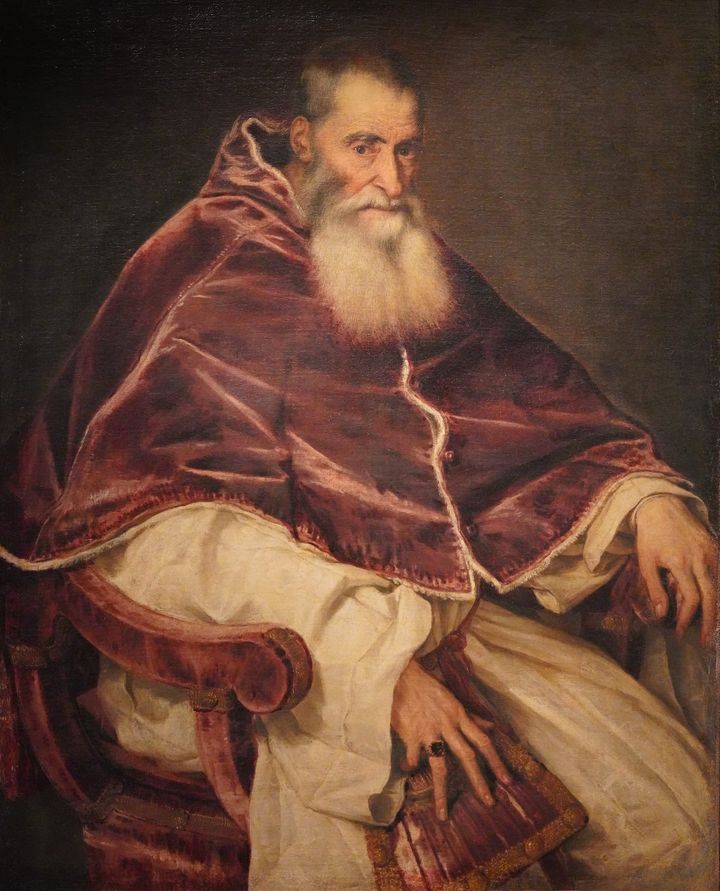 교황 바오로 3세의 초상 Portrait of Pope Paul III