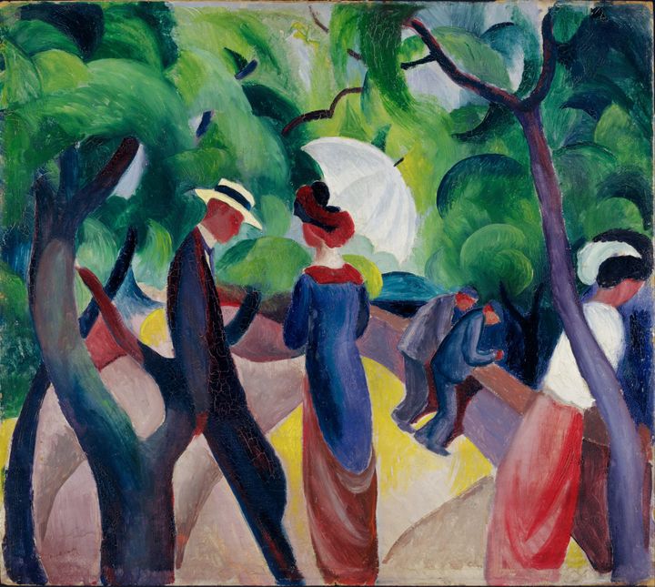 공원 산책로 (Promenade im Park / Promenade in the Park, 1913)
