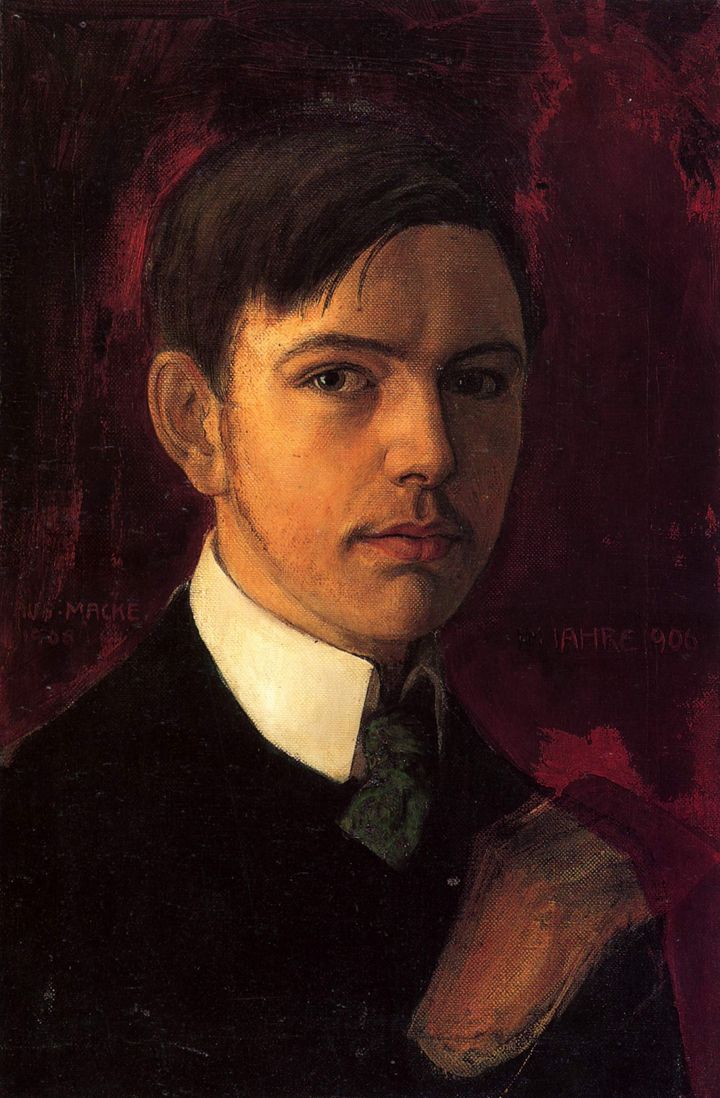 자화상 (Selbstporträt / Self-Portrait, 1906)