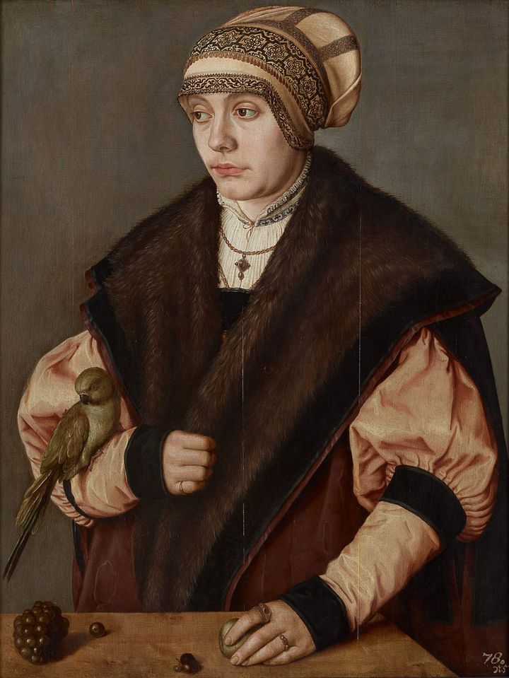 앵무새를 든 여인의 초상 Portrait of a Woman with a Parrot