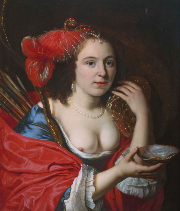 그라니다 분장을 한 여인의 초상 Portrait of a Woman as Granida