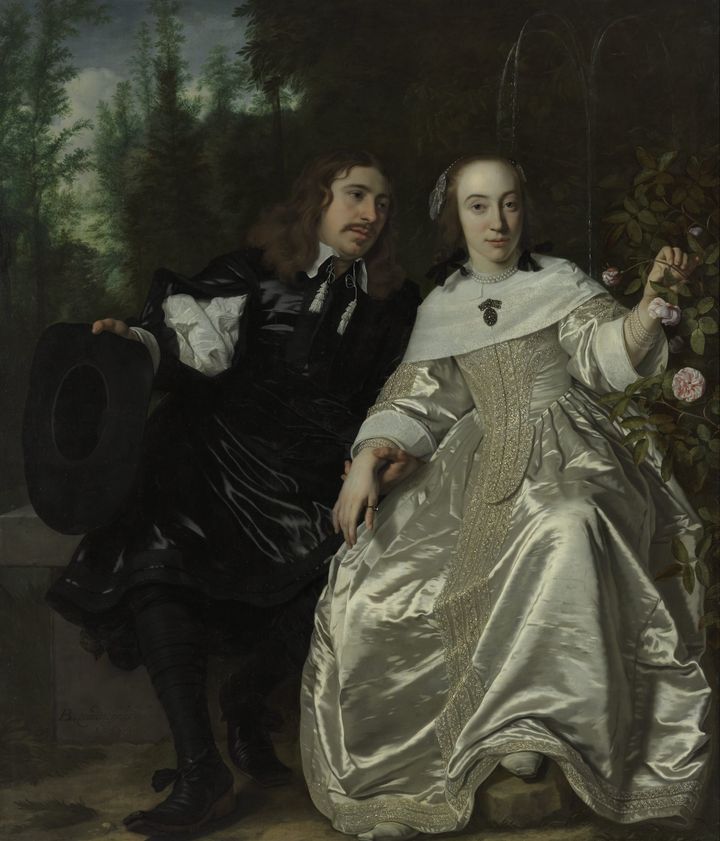 아브라함 델 쿠르트와 그의 아내 마리아 데 카에르히에터 Abraham del Court and his Wife Maria de Kaersgieter