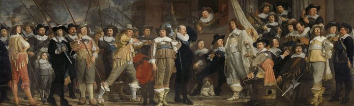 로엘로프 비커 대위와 얀 미힐스 블라우 중위의 민병대 대원들 The Company of Captain Roelof Bicker and Lieutenant Jan Michielsz Blaeuw