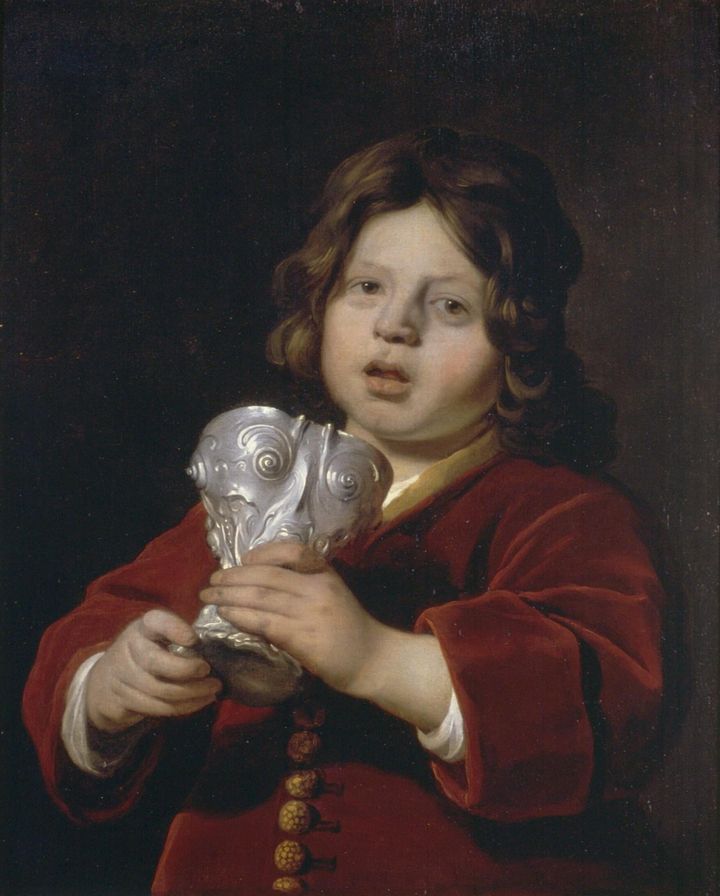 은잔을 든 소년의 초상 Portrait of a Boy holding a Silver Drinking Cup