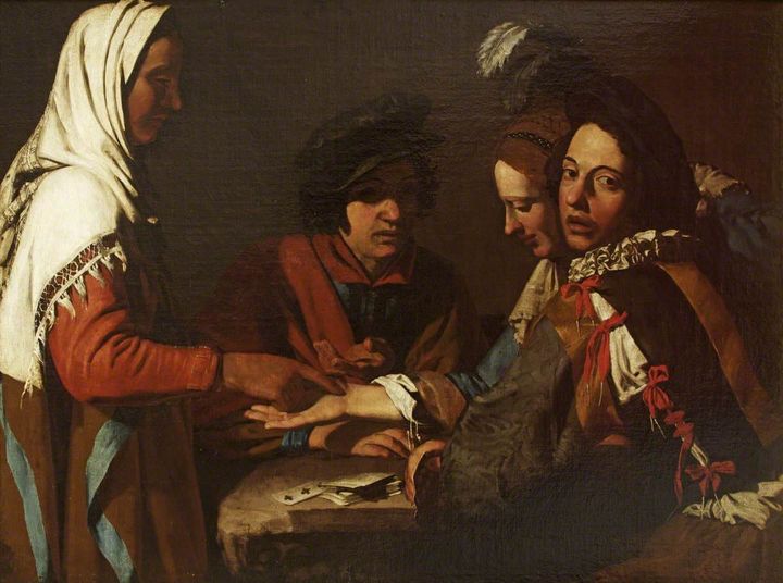점쟁이와 도박꾼들 Gamesters with a Gypsy Fortune Teller
