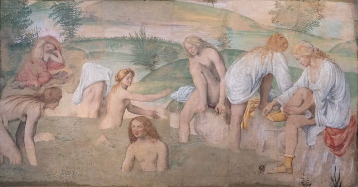 빌라 라 펠루카의 목욕하는 여인들 Bathers from Villa La Pelucca