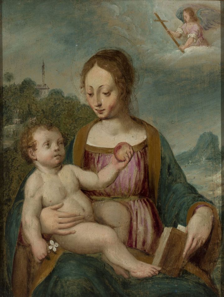 아기 예수와 함께 있는 성모 마리아 Virgin Mary with Child Jesus