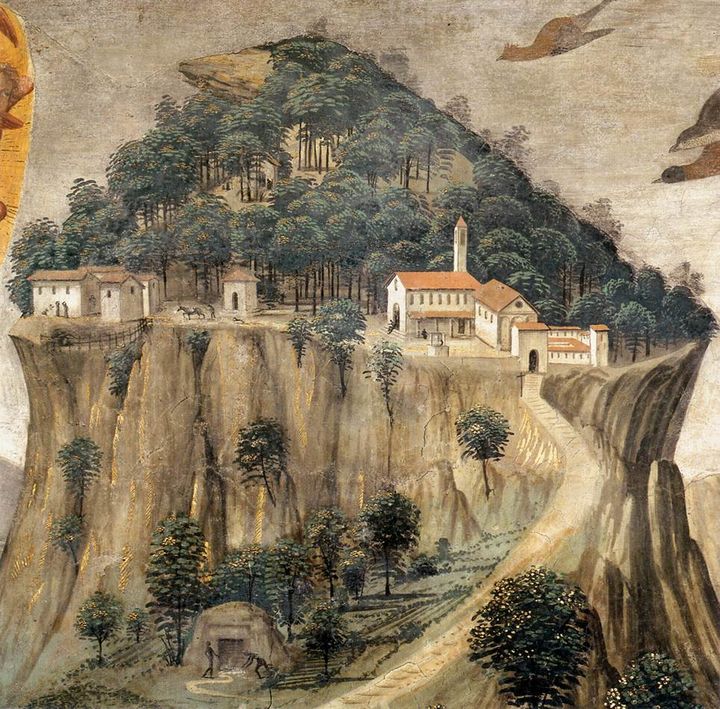 라베르나 산의 풍경 Landscape of La Verna