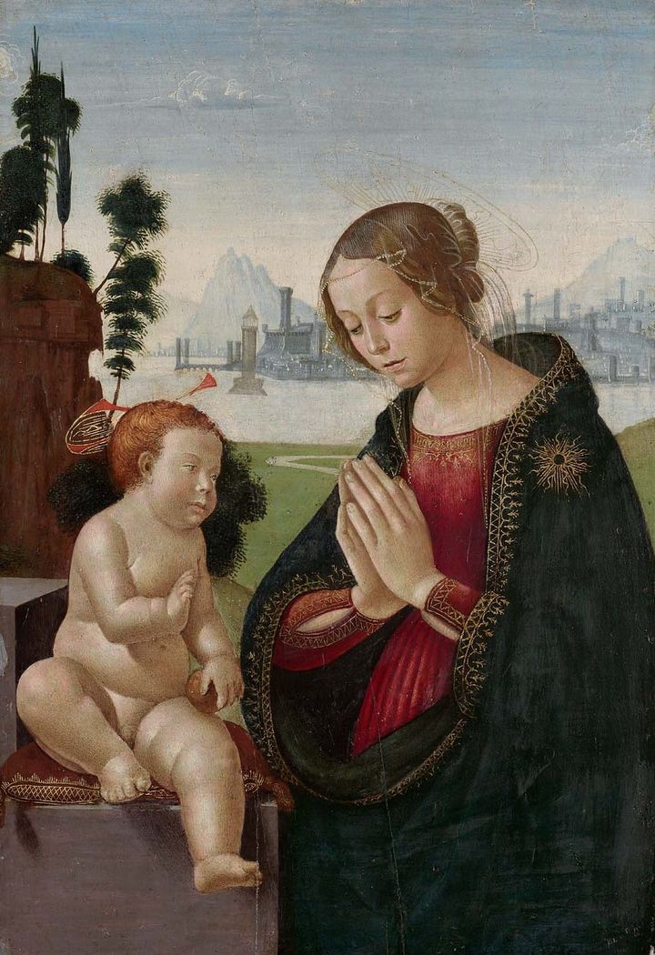 성모자와 천사 Virgin and Child