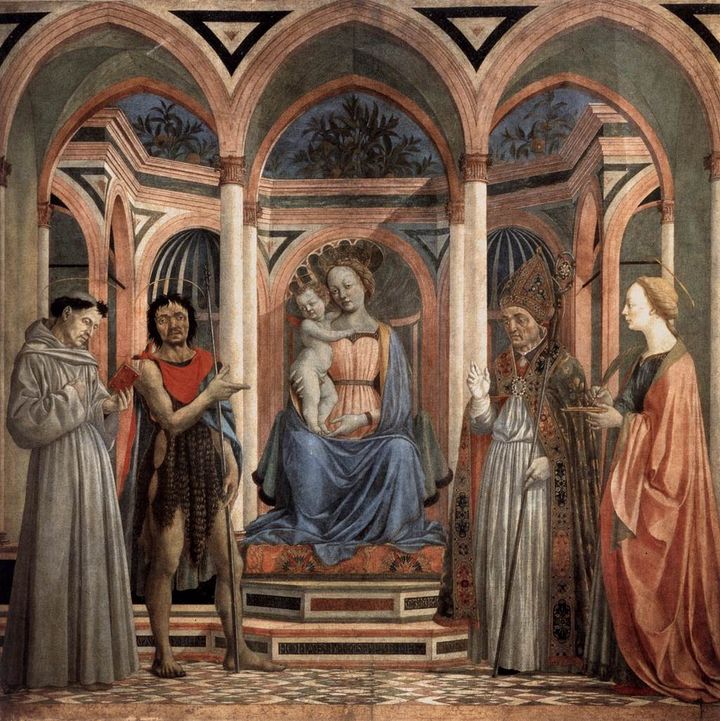 성모자와 성인들 The Madonna and Child with Saints