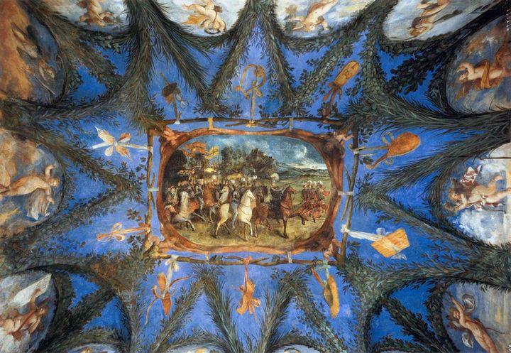 프란체스코 마리아 델라 로베레의 군대를 이끄는 모습 Francesco Maria della Rovere Leading His Troops