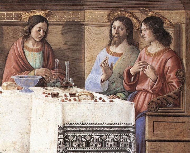 최후의 만찬의 세부 묘사 The Last Supper Detail