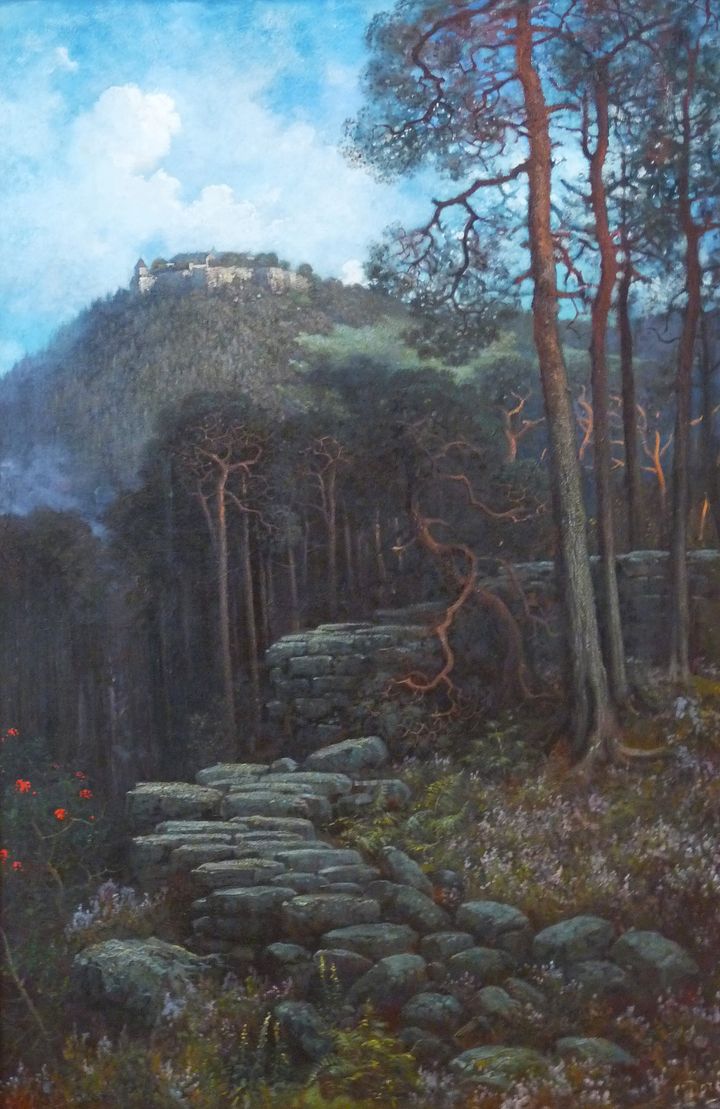 생오딜산과 이교도의 성벽 Le Mont Sainte-Odile avec le mur païen