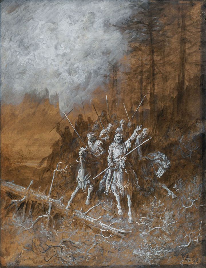 기사들의 진군 La marche des chevaliers