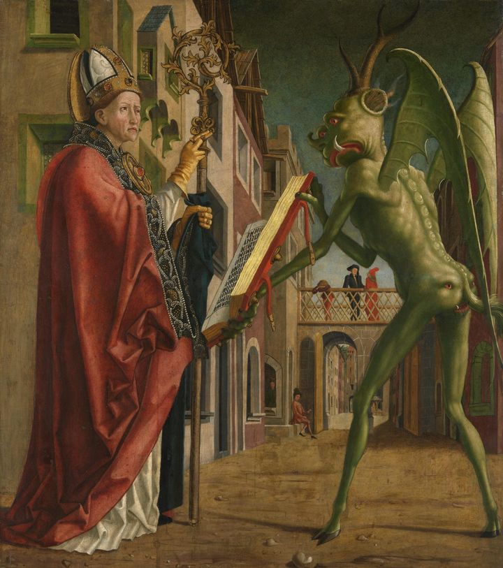 악마와 논쟁하는 성 볼프강 Saint Wolfgang and the Devil