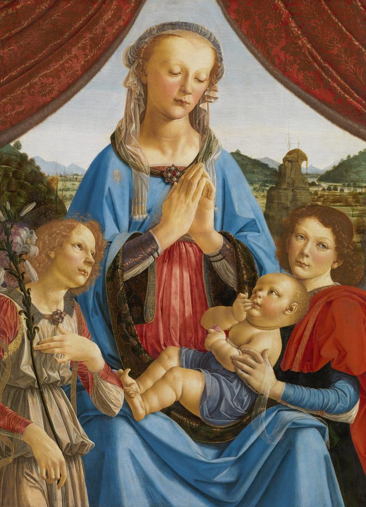 두 천사와 성모자 The Virgin and Child with Two Angels