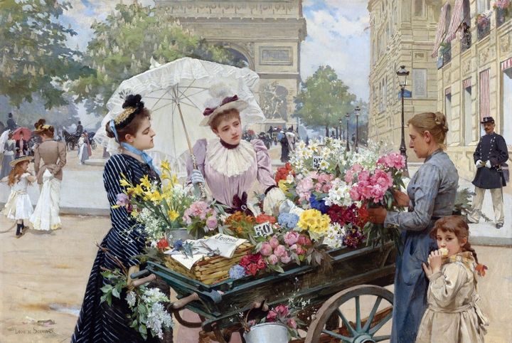 샹젤리제의 꽃장수 - The Flower Seller on the Champs-Élysées