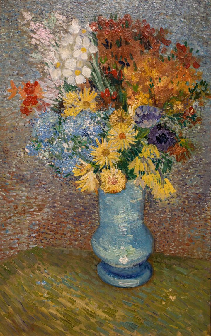 데이지와 아네모네가 있는 꽃병 Vase with Daisies and Anemones
