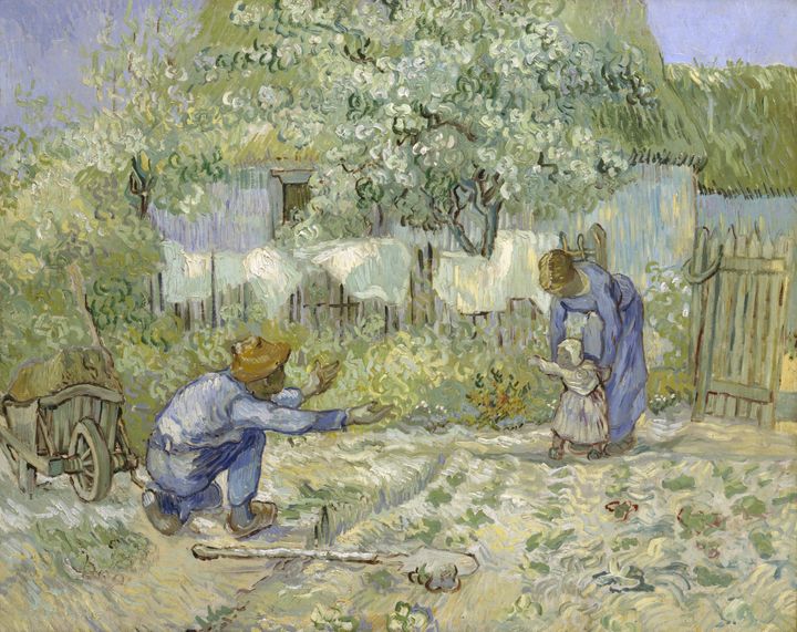 첫걸음 First Steps (after Millet)