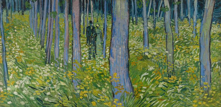 숲속의 두 사람 Undergrowth with Two Figures