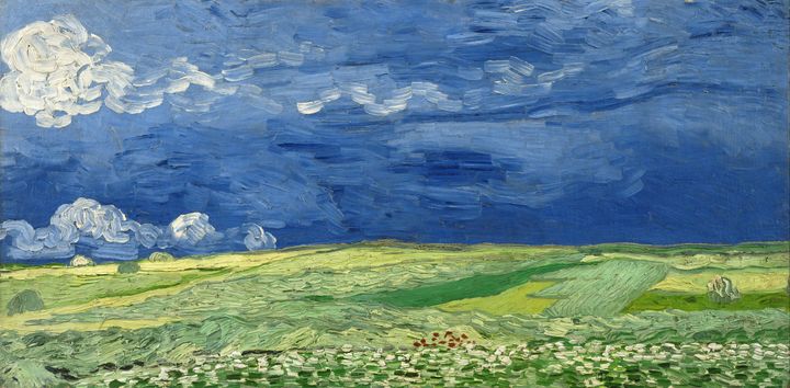 먹구름 아래의 밀밭 Wheatfield under Thunderclouds