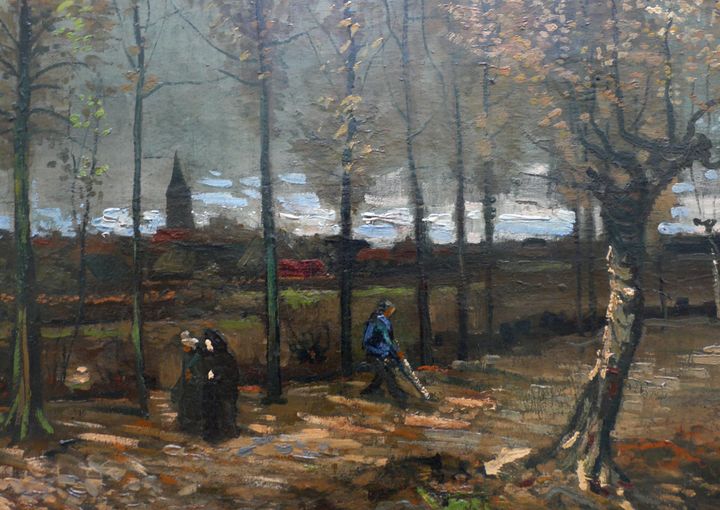 뉘넨의 포틀러나무 가로수 길 Poplars near Nuenen