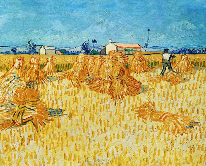 밀단이 있는 밀밭 Wheat Field with Sheaves