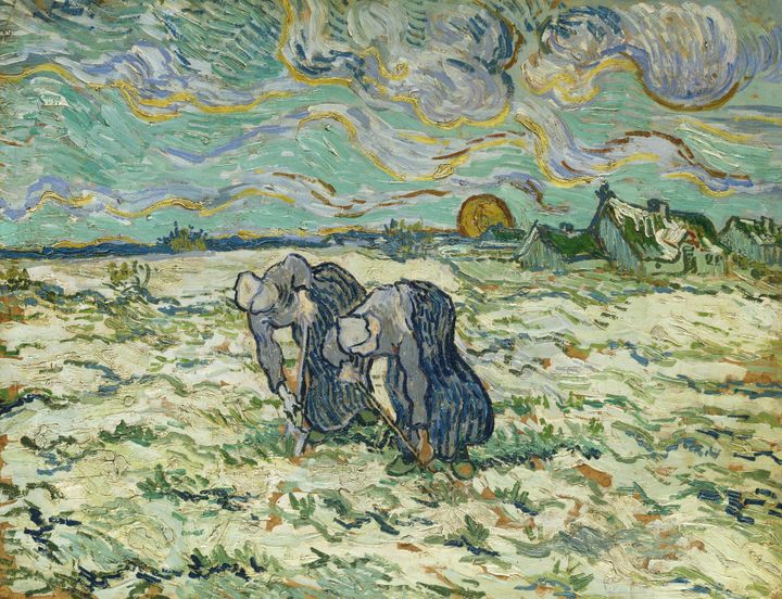 눈 속의 농부들 Peasant Women Digging in the Snow