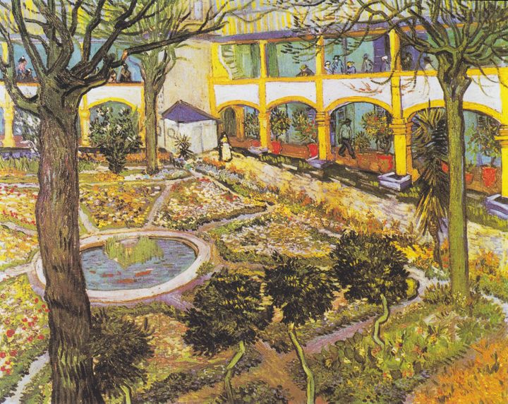 아를의 요양원 정원 Garden of the Hospital in Arles