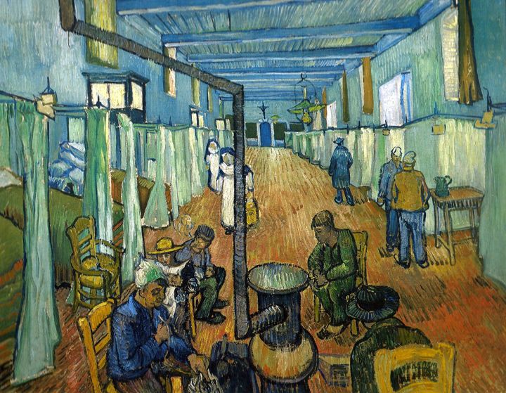 아를의 병원 병실 Ward in the Hospital in Arles