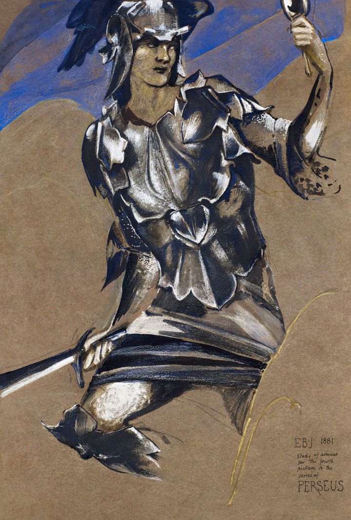 페르세우스 연작 습작: 갑옷을 입은 페르세우스 (Study of Armour for the Perseus Series)