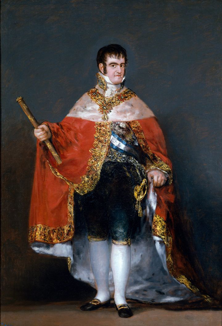 왕의 대례복을 입은 페르난도 7세의 초상 Portrait of Ferdinand VII in Royal Mantle