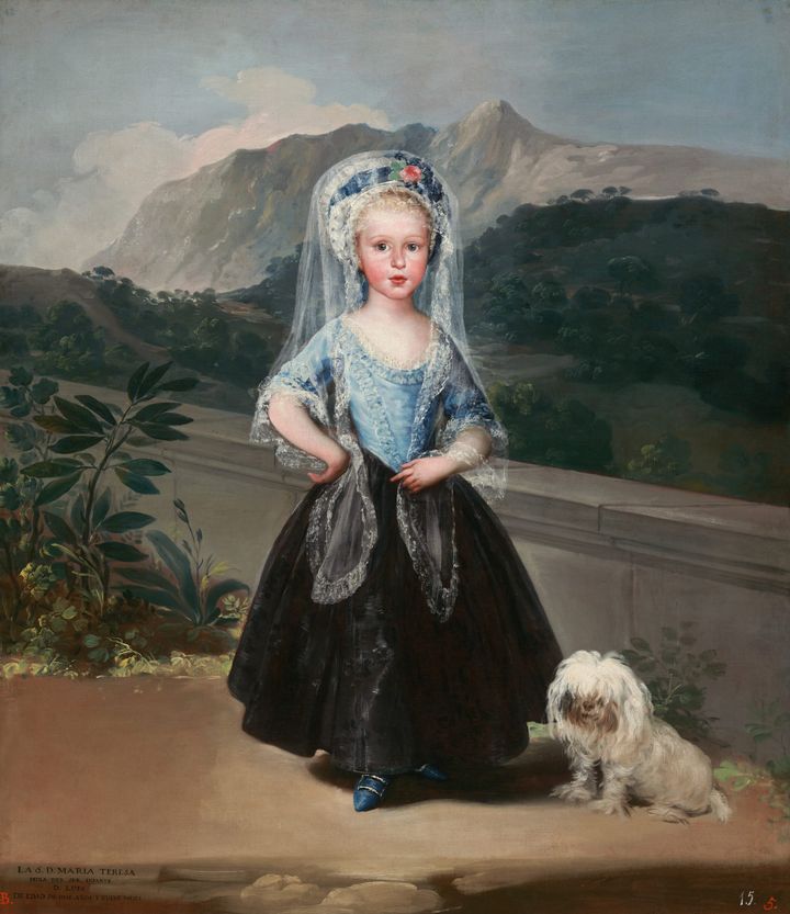 마리아 테레사 데 보르본 이 바야브리가의 초상 Portrait of María Teresa de Borbón y Vallabriga