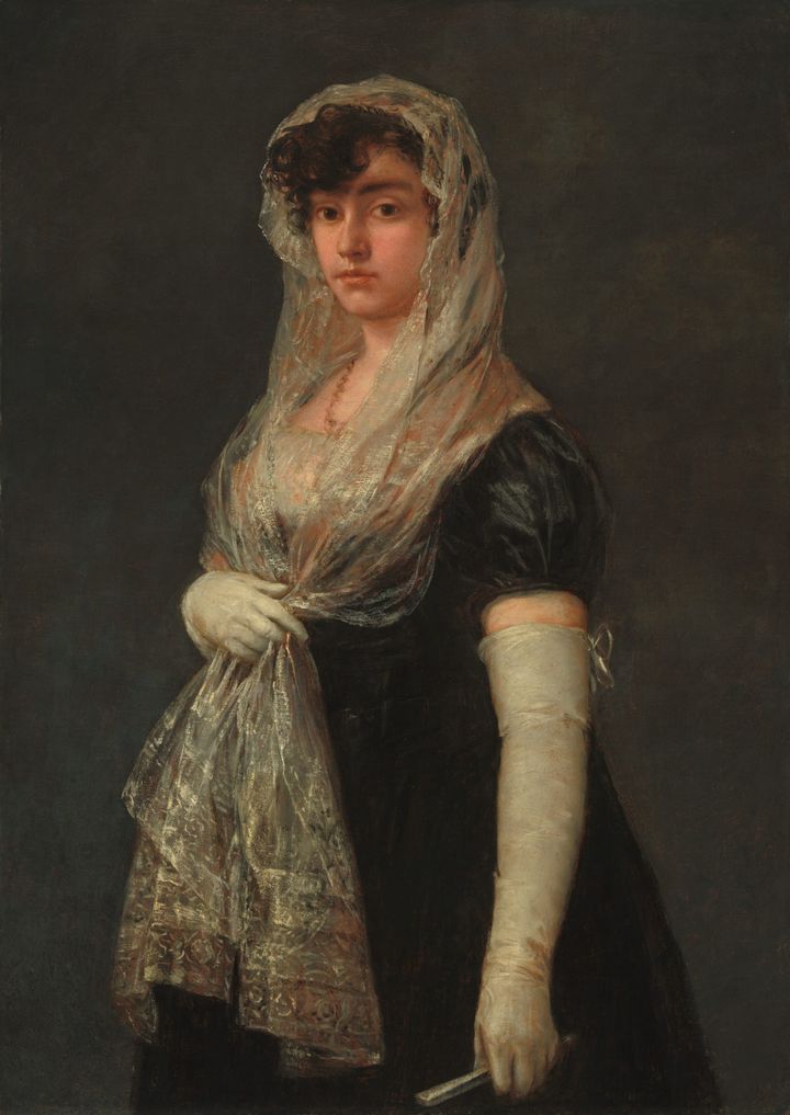 부채를 든 여인 (기누아 백작부인의 초상) The Lady with a Fan (Portrait of Sabasa García / Portrait of a Lady)