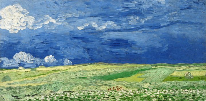 우뢰구름 아래의 밀밭 Wheatfield under Thunderclouds