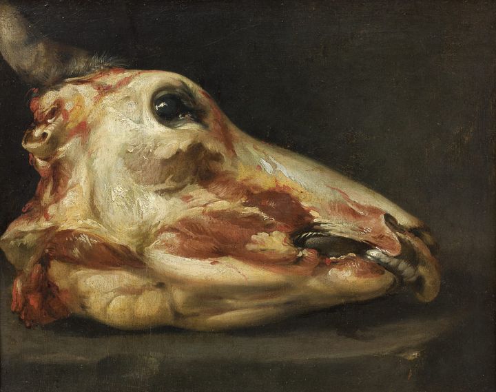황소의 머리 Still Life with Head of a Bull (Head of a Bull  Still Life with a Bull's Head)