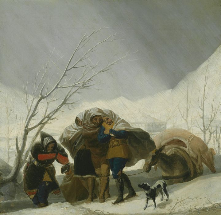 눈보라 (겨울) The Blizzard (Winter  La nevada)