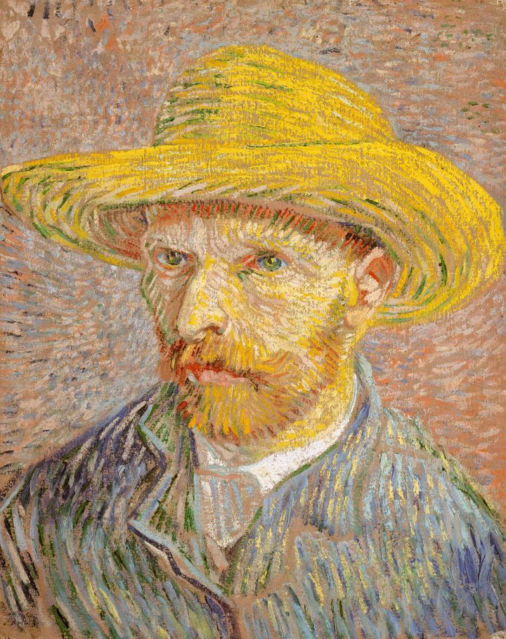 밀짚모자를 쓴 자화상 Self-Portrait with Straw Hat