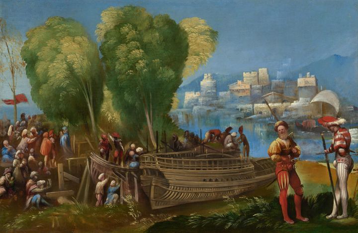 리비아 해안의 아이네아스와 아카테스 Aeneas and Achates on the Libyan Coast