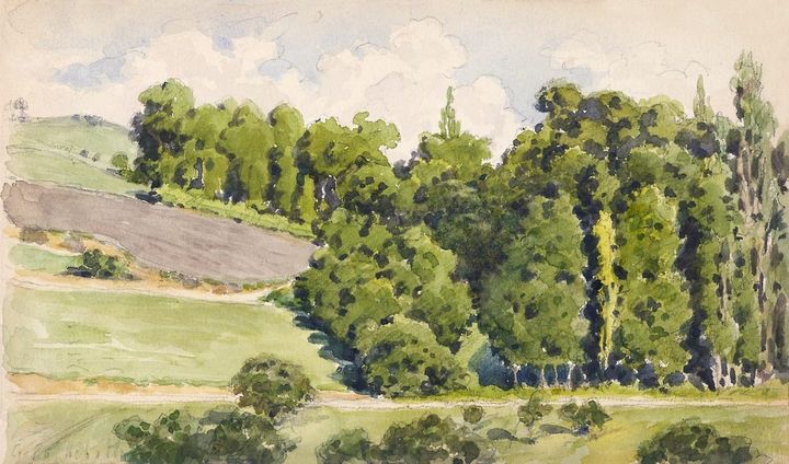나무가 있는 풍경 Landscape with Trees