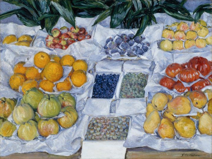 진열대의 과일 Fruit Displayed on a Stand