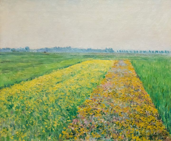 젠빌리에의 노란 들판 The Yellow Fields at Gennevilliers