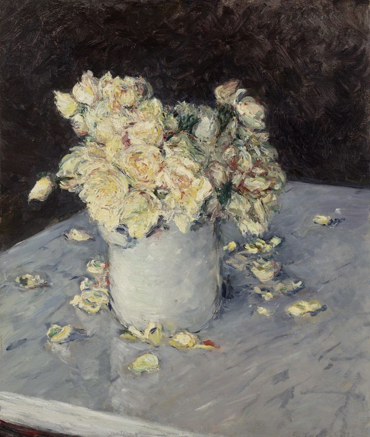 화병의 노란 장미 Yellow Roses in a Vase
