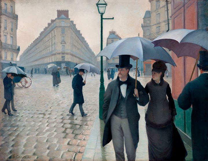 비 오는 날의 파리 거리 Paris Street Rainy Day