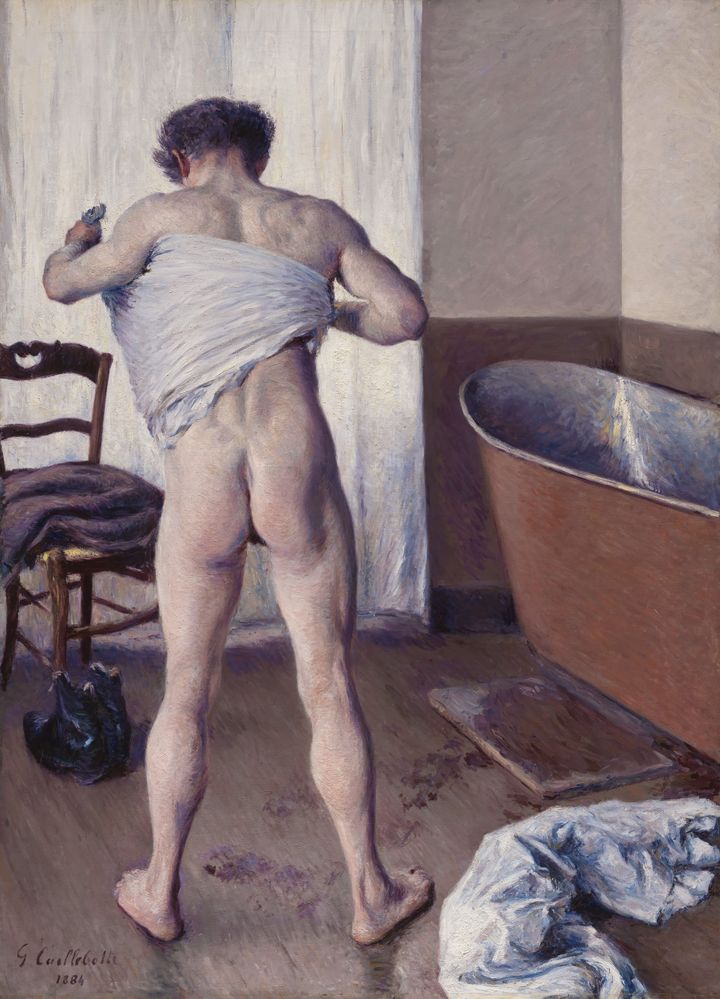 목욕하는 남자 Man at His Bath