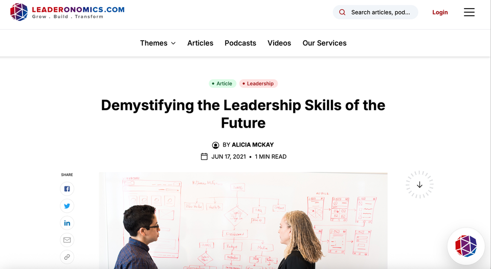 Demystifying the leadership skills of the future