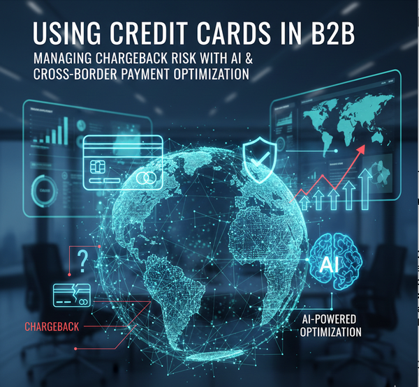 Using Credit Cards in B2B - Managing Chargeback Risk with AI and Cross-Border Payment Optimization