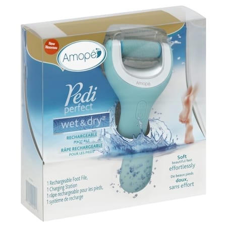 Amope Pedi Perfect Wet & Dry Rechargeable Foot File