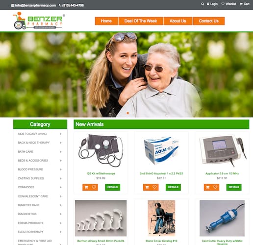 Benzer Pharmacy online DME store